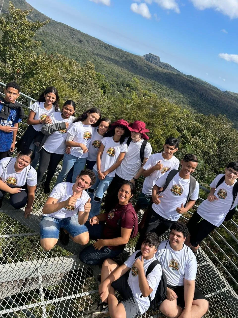 Participantes do Turistando em atividade do projeto (foto 2 de 10)
